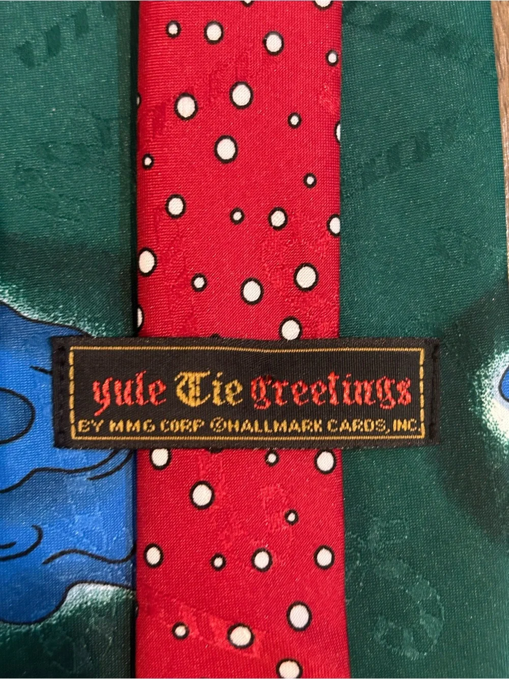 Vintage Yule Tide Greetings Hallmark  Christmas Golf Santa Novelty Tie